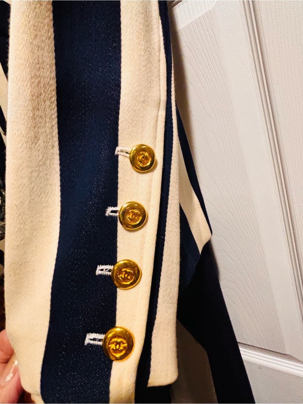 Classic Vintage CHANEL Striped Jacket - Picture 6 of 9